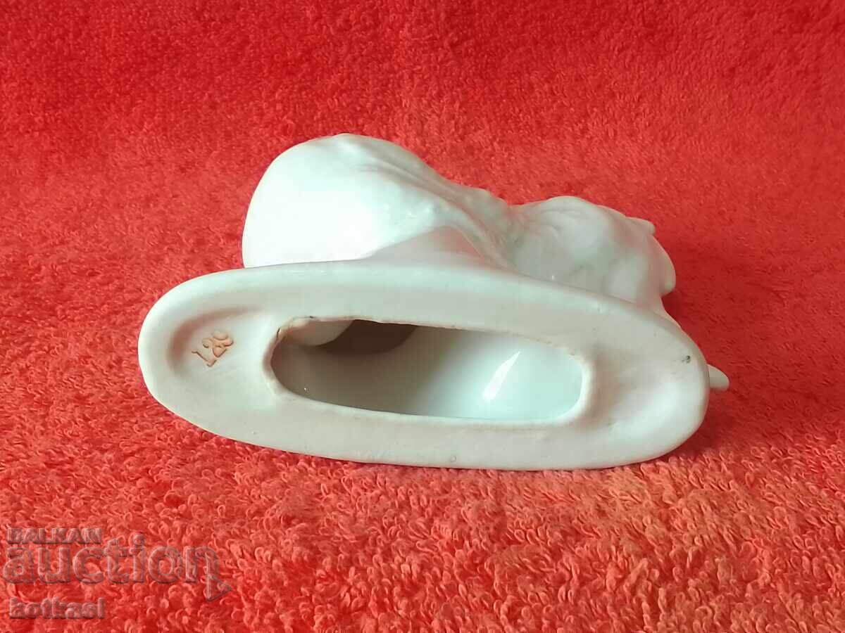 Old porcelain figure of a Rooster, Bulgaria or USSR, marked - 6 Old porcelain figure of a Rooster, Bulgaria or USSR, marked - 6