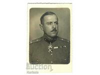 оригинална снимка офицер орден колие военна заслуга Даскалов