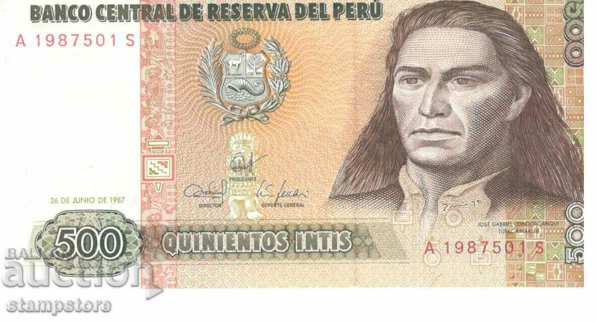 Перу 500 интис 1987 г