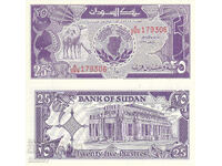 tino37- SUDAN - 25 PIASTERS - 1987 - UNC