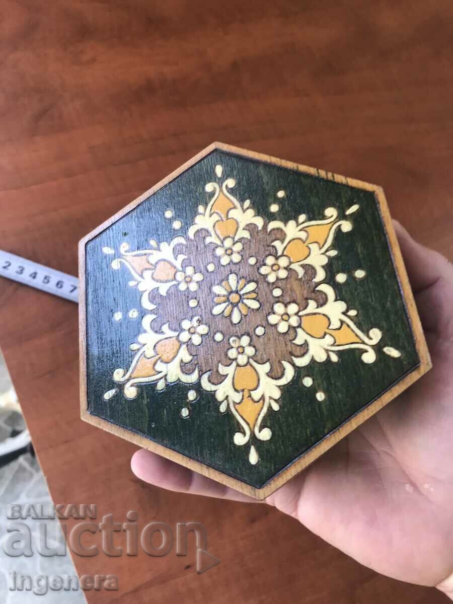 Δημοπρασία ΚΟΥΤΙ ΞΥΛΟ ΠΥΡΟΓΡΑΦΙΚΟ ΣΧΕΔΙΟ ΑΝΤΙΚΕ ΑΠΟ SOCA MOSTRA