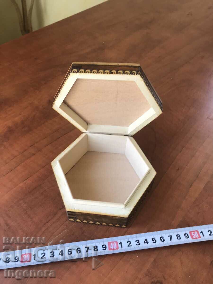 Παράδοση ΚΟΥΤΙ ΞΥΛΟ ΠΥΡΟΓΡΑΦΙΚΟ ΣΧΕΔΙΟ ΑΝΤΙΚΕ ΑΠΟ SOCA MOSTRA