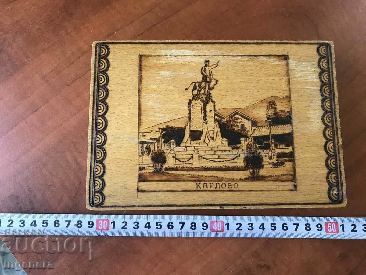 BOX WOOD PYROGRAPH DRAWING ANTIQUE FROM SOCA MOSTRA with price 48.00 BGN | € 24.54 BOX WOOD PYROGRAPH DRAWING ANTIQUE FROM SOCA MOSTRA with price 48.00 BGN | € 24.54