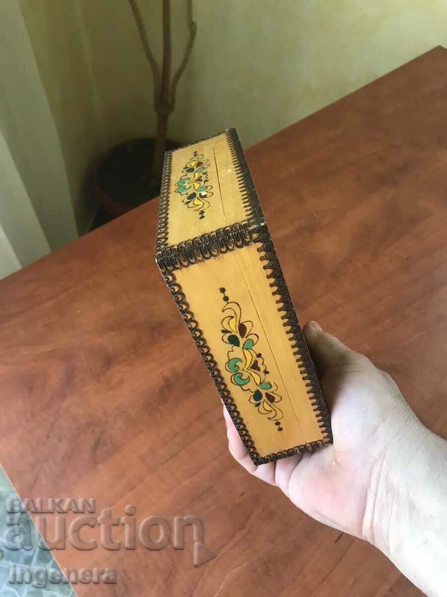 CUTIE LEMN PIROGRAF DESEN ANTICHI DIN SOCA MOSTRA - 5