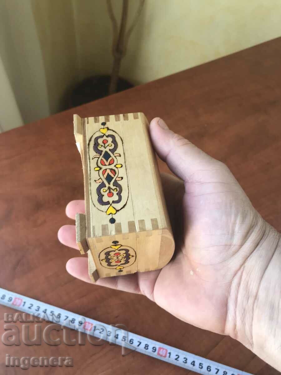 BOX WOOD PYROGRAPH DRAWING ANTIQUE FROM SOCA MOSTRA - 5 BOX WOOD PYROGRAPH DRAWING ANTIQUE FROM SOCA MOSTRA - 5