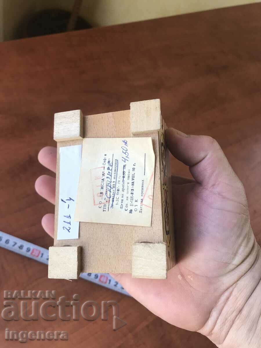 BOX WOOD PYROGRAPH DRAWING ANTIQUE FROM SOCA MOSTRA - 6 BOX WOOD PYROGRAPH DRAWING ANTIQUE FROM SOCA MOSTRA - 6