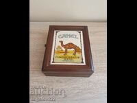 Cutie de bijuterii din lemn oglindă publicitară CAMEL