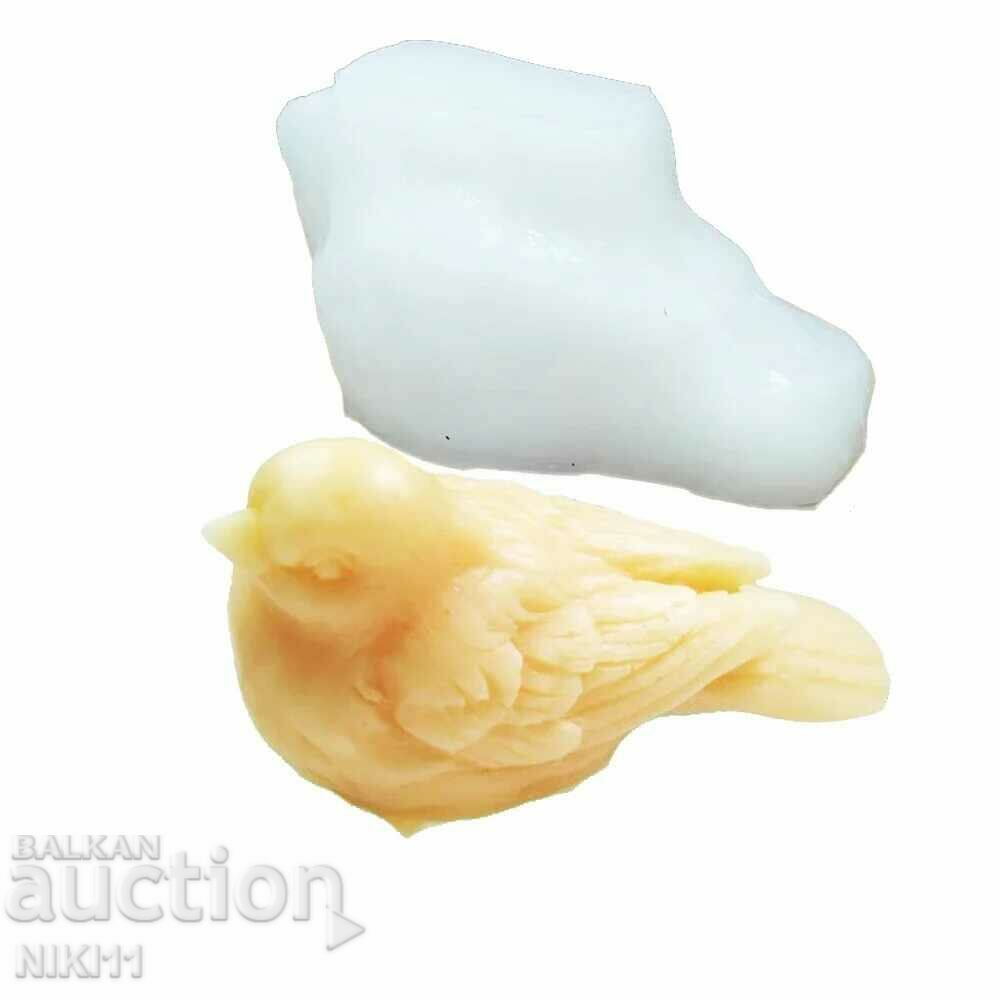 Silicone mold Sparrow for candles, soaps, epoxy resin with price 15.00 BGN | € 7.67 Silicone mold Sparrow for candles, soaps, epoxy resin with price 15.00 BGN | € 7.67