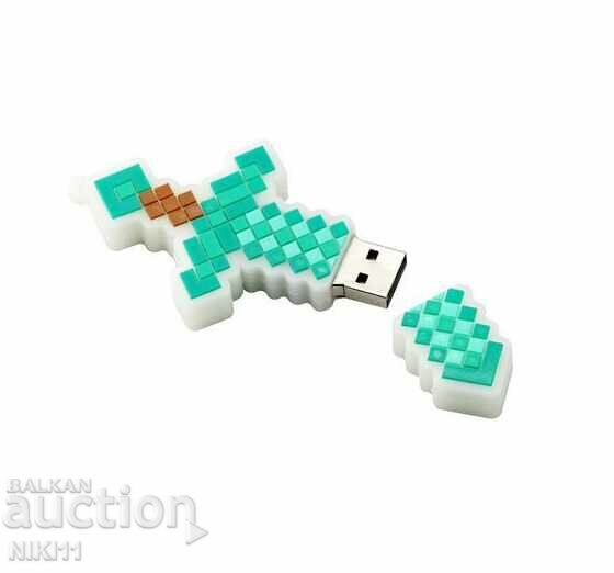Licitație Sticlă 32 GB Sword Minecraft, armă Minecraft