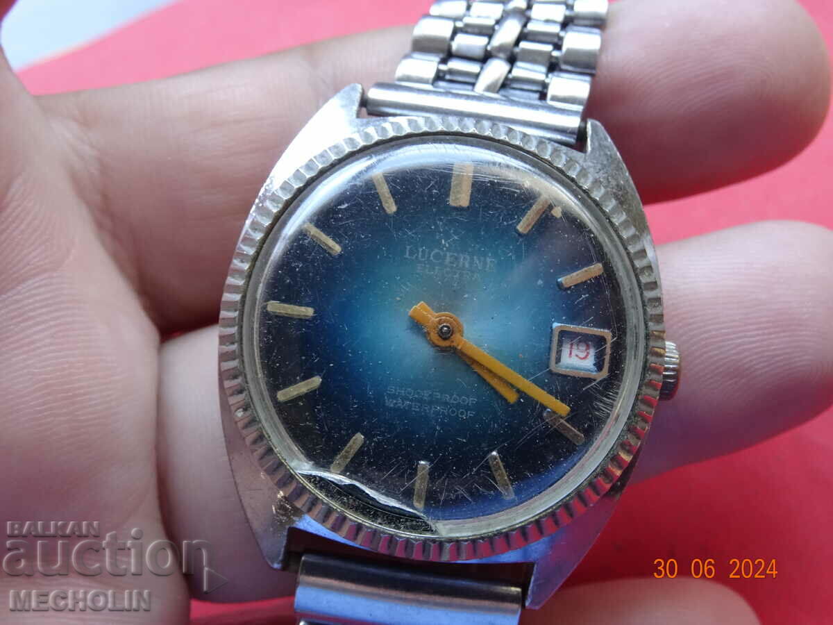 clock COLLECTIBLE SWISS LUCERNE ELECTRA with price 25.00 BGN | € 12.78 clock COLLECTIBLE SWISS LUCERNE ELECTRA with price 25.00 BGN | € 12.78