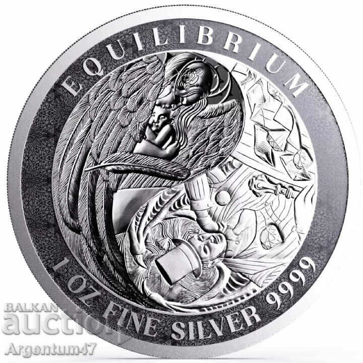 SILVER 1 OZ 2024 TOKELAU - EQUILIBRIUM