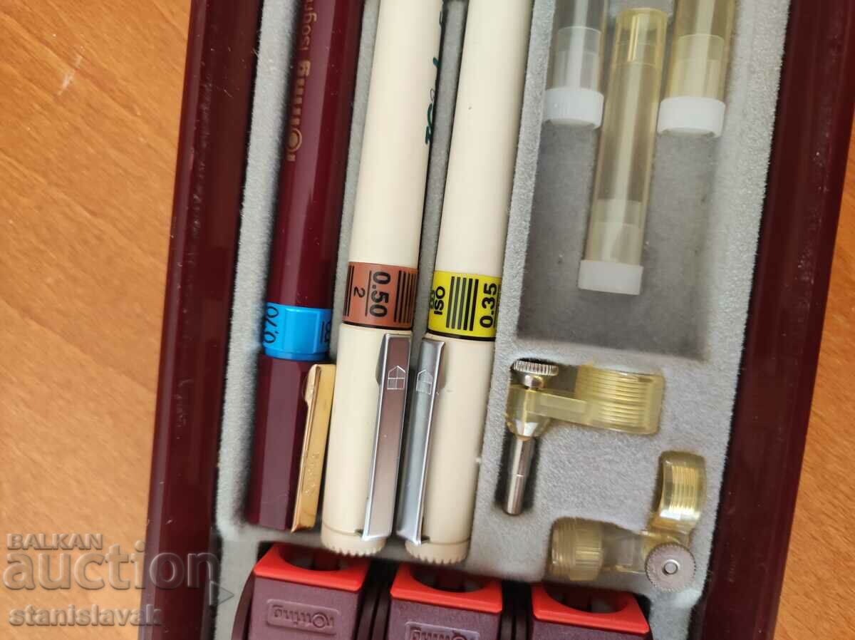 Set of rapidographs - 5 Set of rapidographs - 5