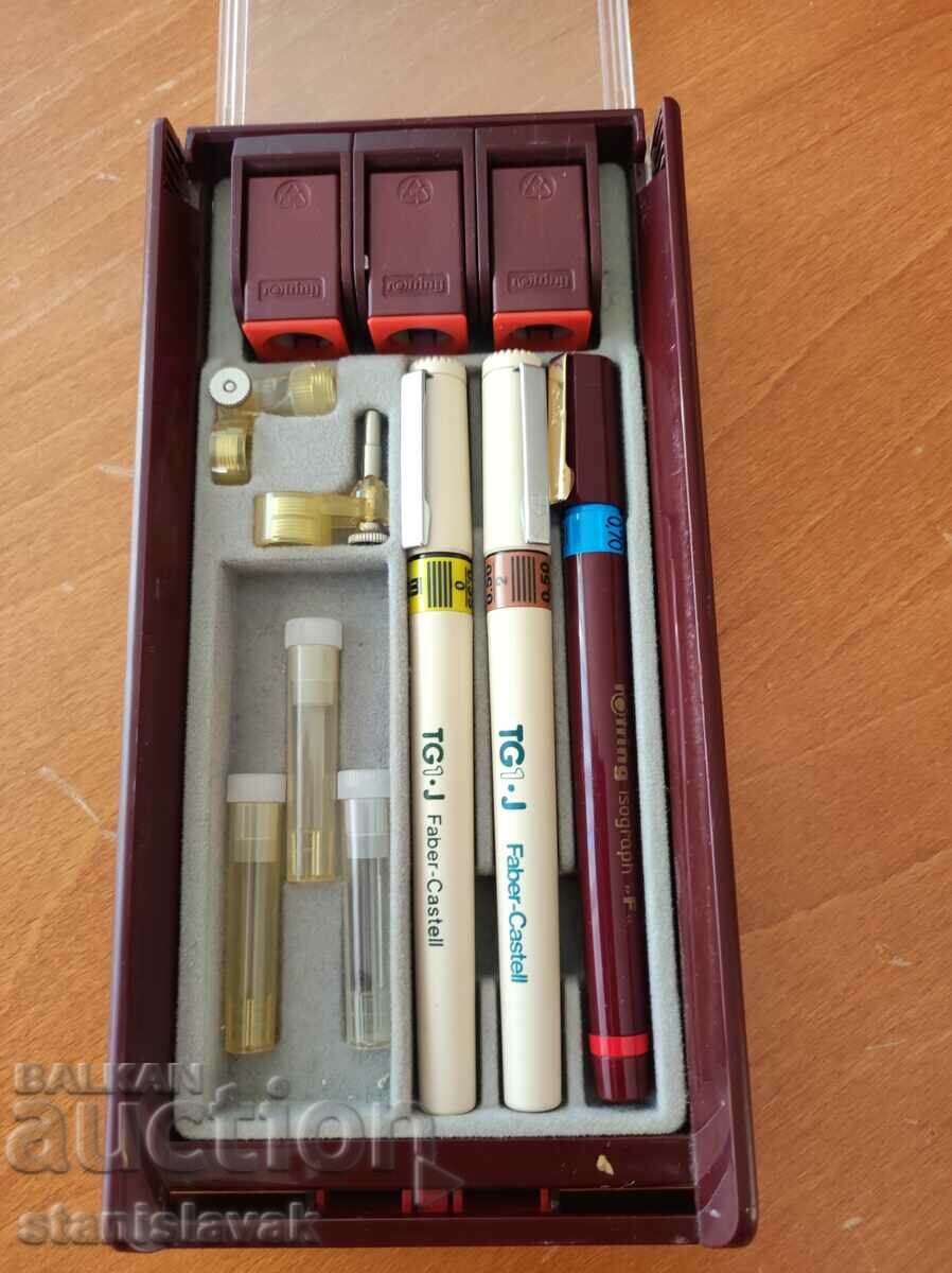 Set of rapidographs - 6 Set of rapidographs - 6