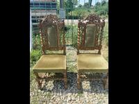 Δύο κομμάτια όμορφες χειροποίητες καρέκλες!!!