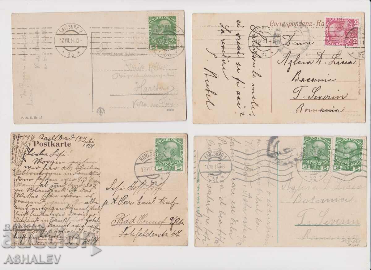 Austria 4 Old Post card traveled with price 8.00 BGN | € 4.09 Austria 4 Old Post card traveled with price 8.00 BGN | € 4.09