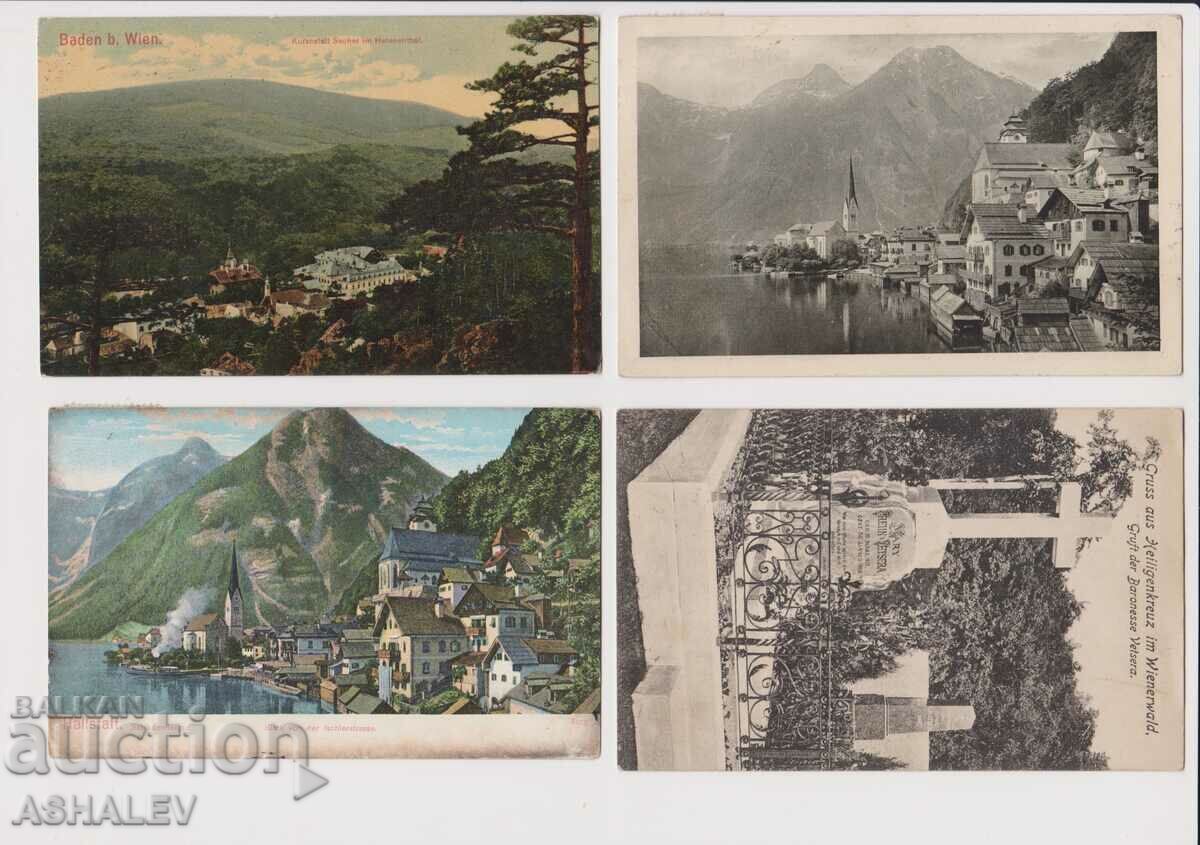Austria 4 Carte poștală veche călătorită