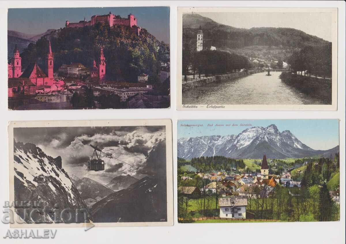 Austria 4 Carte poștală veche călătorită