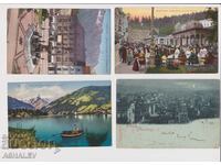 Австрия  4 Old Post card пътували