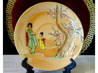 Japanese porcelain plate 14 cm.