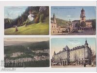 Austria 4 Old Post card traveled