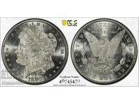 $1 Morgan Dollar 1880-S USA (Silver) PCGS MS 63