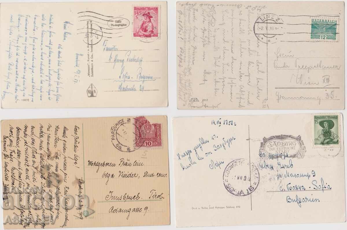 Austria 4 Old Post card traveled with price 8.00 BGN | € 4.09 Austria 4 Old Post card traveled with price 8.00 BGN | € 4.09