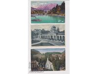 Αυστρία 3 Παλιά Ταχυδρομική κάρτα ταξίδεψε