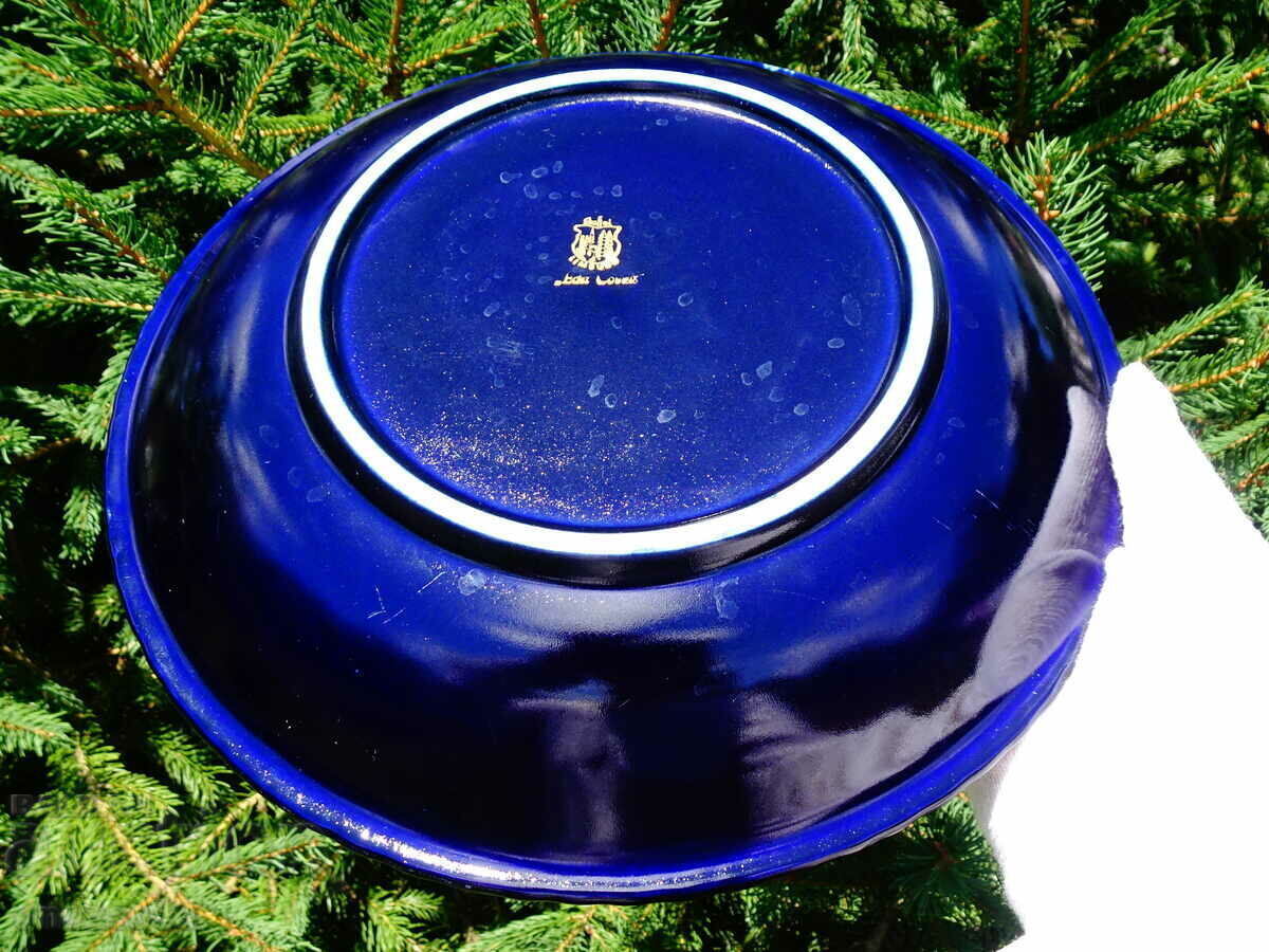 Bavarian porcelain plate, gold, cobalt - 6 Bavarian porcelain plate, gold, cobalt - 6