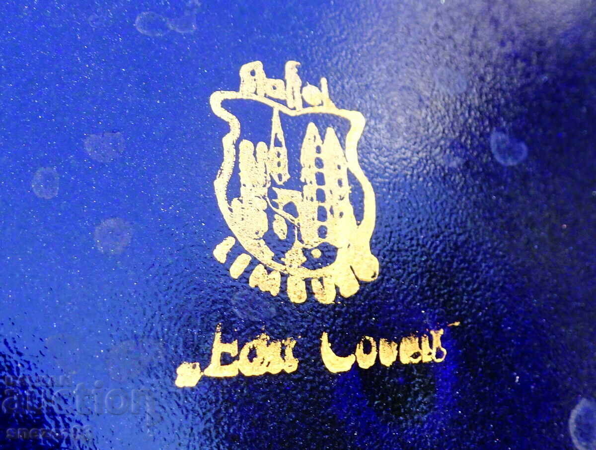 Bavarian porcelain plate, gold, cobalt - 7 Bavarian porcelain plate, gold, cobalt - 7