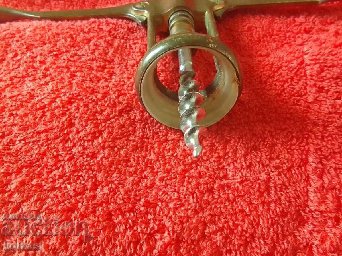 Old metal corkscrew with two arms - 5 Old metal corkscrew with two arms - 5
