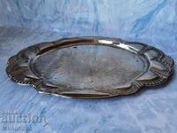 Old silver tray