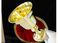 Cupa de bronz regală pentru vin 600 ml., somelier