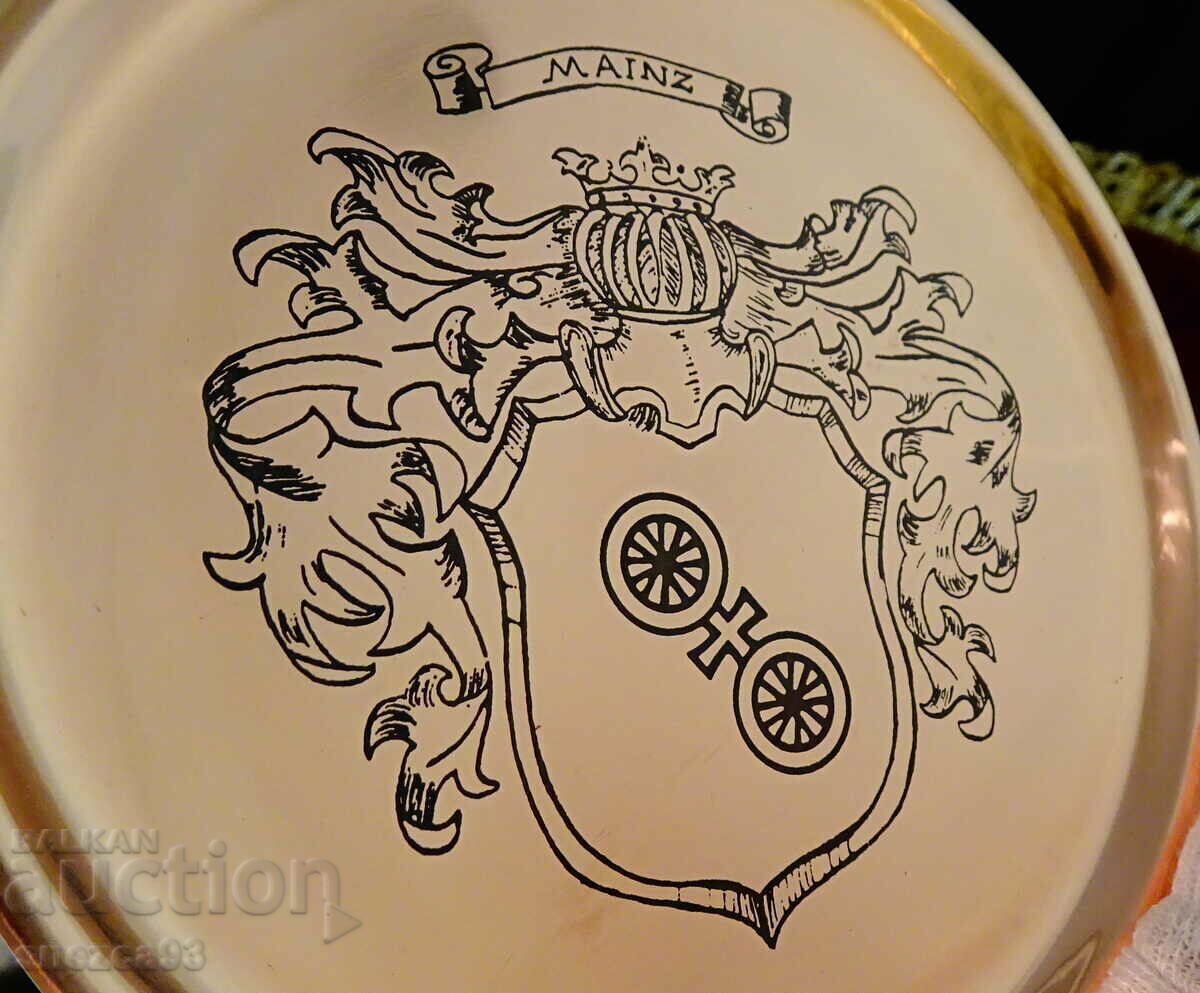 Copper plate with lithograph Knight, Mainz with price 9.00 BGN | € 4.60 Copper plate with lithograph Knight, Mainz with price 9.00 BGN | € 4.60