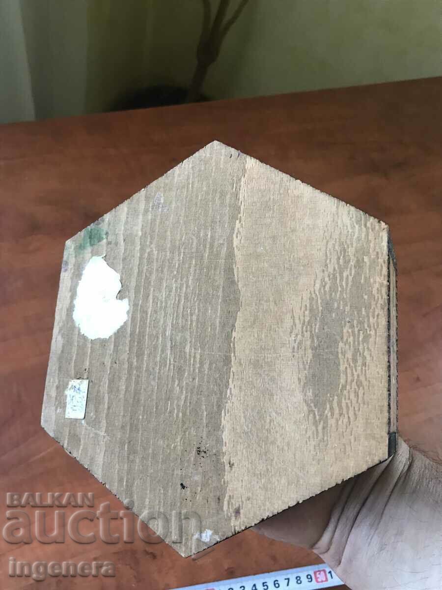 BOX WOOD PYROGRAPH DRAWING ANTIQUE FROM SOCA MOSTRA - 6 BOX WOOD PYROGRAPH DRAWING ANTIQUE FROM SOCA MOSTRA - 6