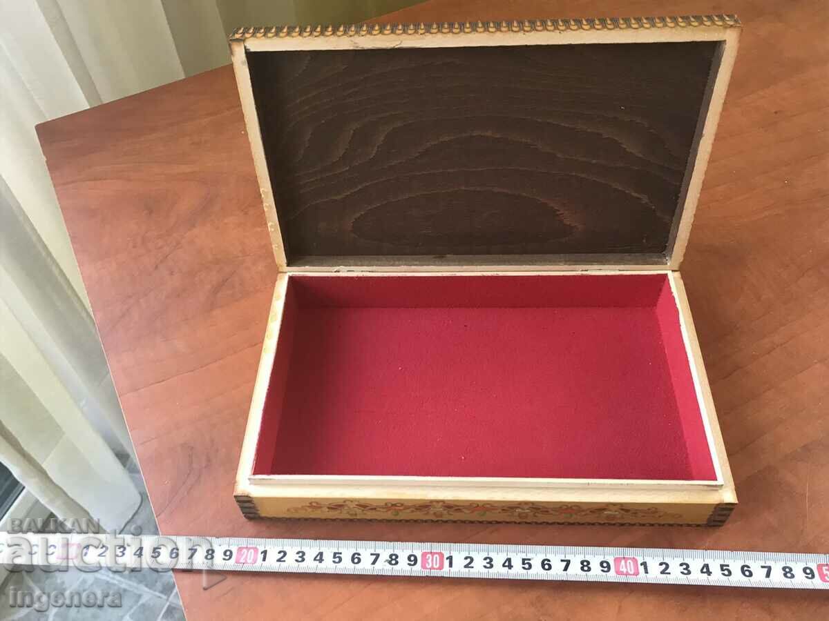 Auction BOX WOOD PYROGRAPH DRAWING ANTIQUE FROM SOCA MOSTRA Auction BOX WOOD PYROGRAPH DRAWING ANTIQUE FROM SOCA MOSTRA