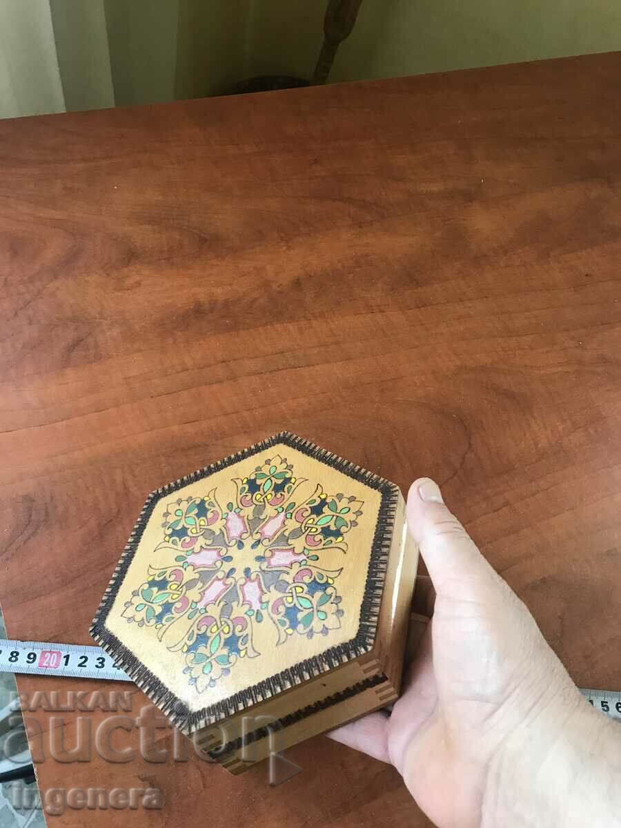 Delivery of BOX WOOD PYROGRAPH DRAWING ANTIQUE FROM SOCA MOSTRA Delivery of BOX WOOD PYROGRAPH DRAWING ANTIQUE FROM SOCA MOSTRA