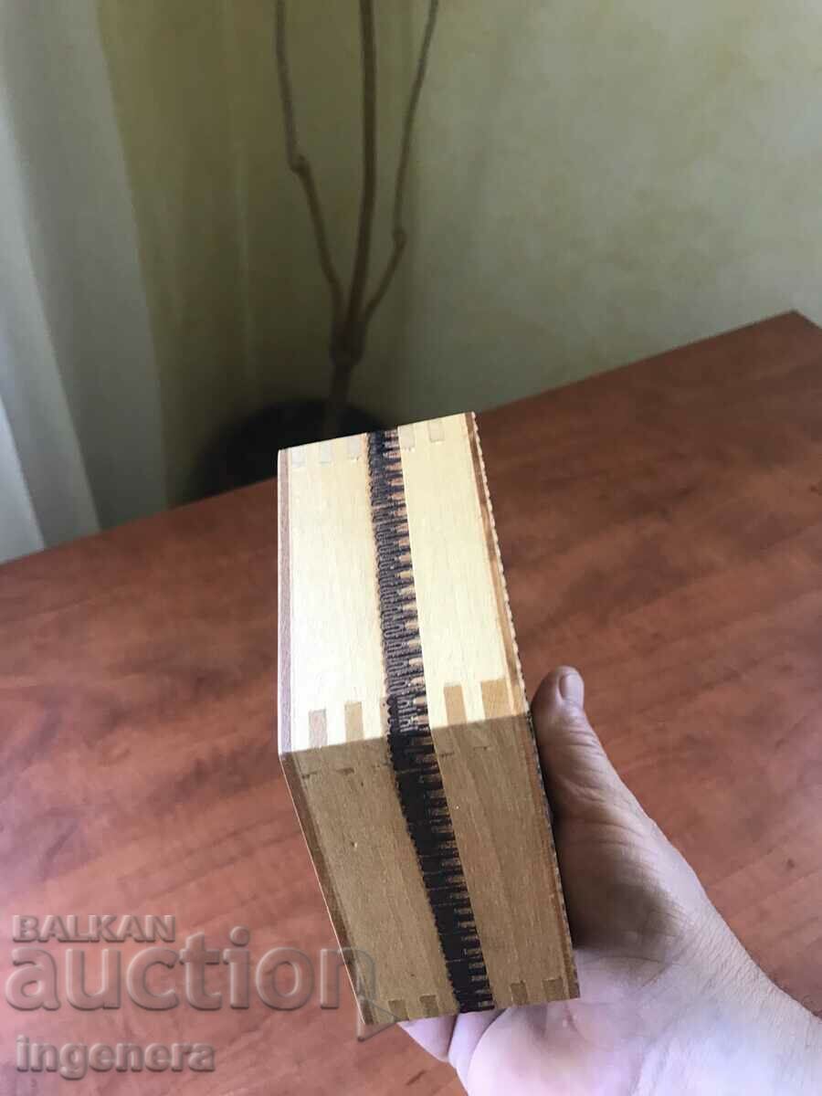 BOX WOOD PYROGRAPH DRAWING ANTIQUE FROM SOCA MOSTRA - 5 BOX WOOD PYROGRAPH DRAWING ANTIQUE FROM SOCA MOSTRA - 5