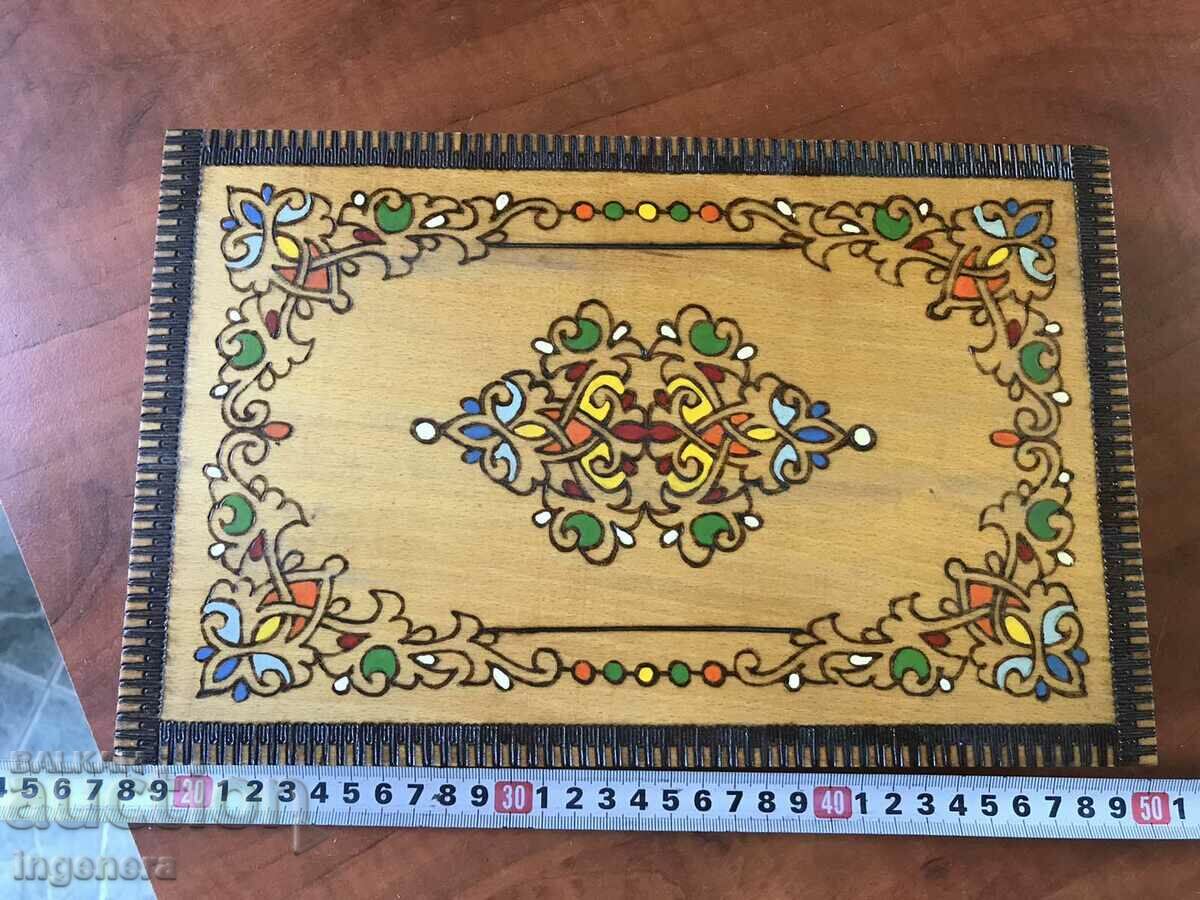 BOX WOOD PYROGRAPH DRAWING ANTIQUE FROM SOCA MOSTRA with price 36.00 BGN | € 18.41 BOX WOOD PYROGRAPH DRAWING ANTIQUE FROM SOCA MOSTRA with price 36.00 BGN | € 18.41