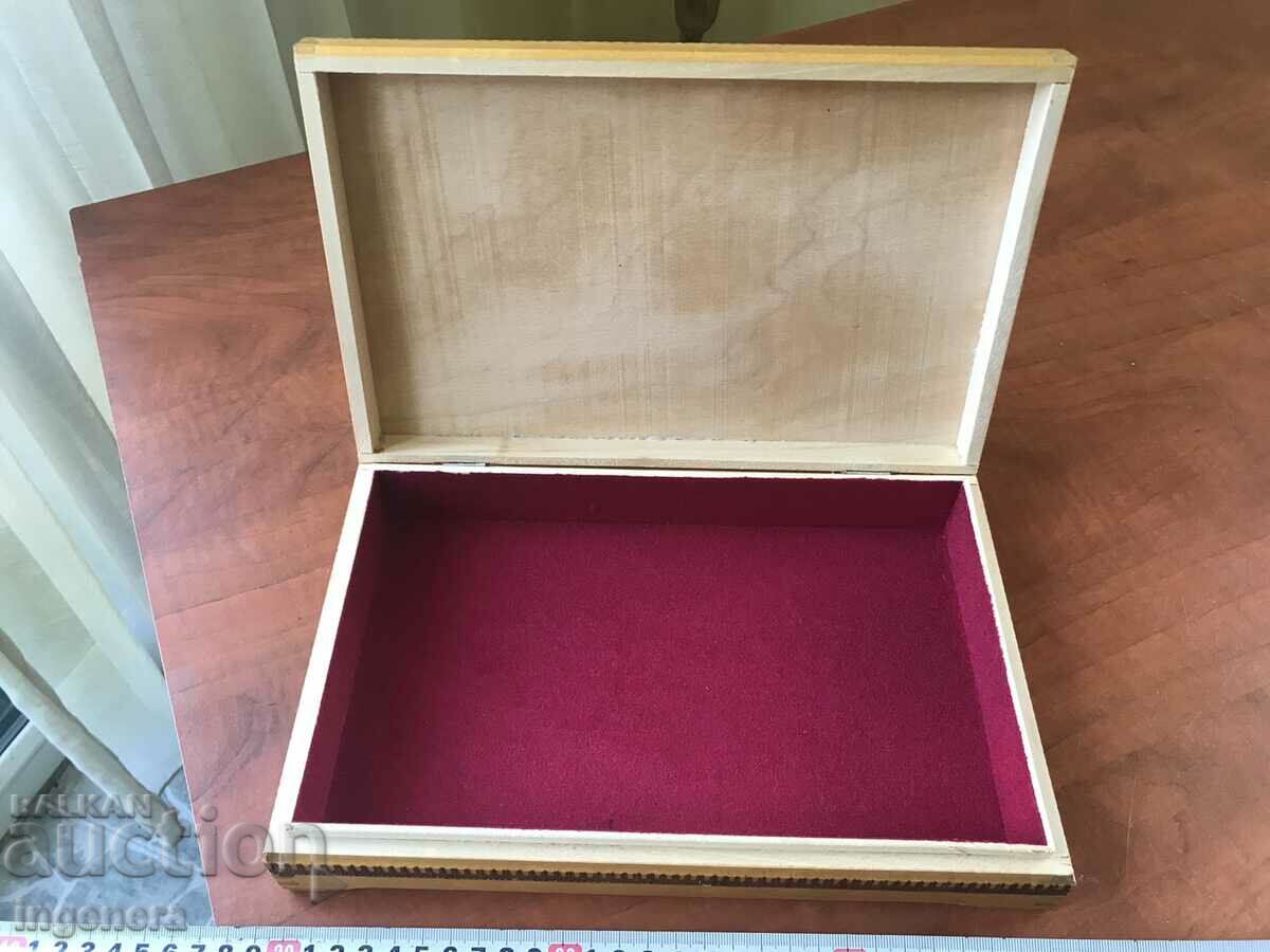 Auction BOX WOOD PYROGRAPH DRAWING ANTIQUE FROM SOCA MOSTRA Auction BOX WOOD PYROGRAPH DRAWING ANTIQUE FROM SOCA MOSTRA