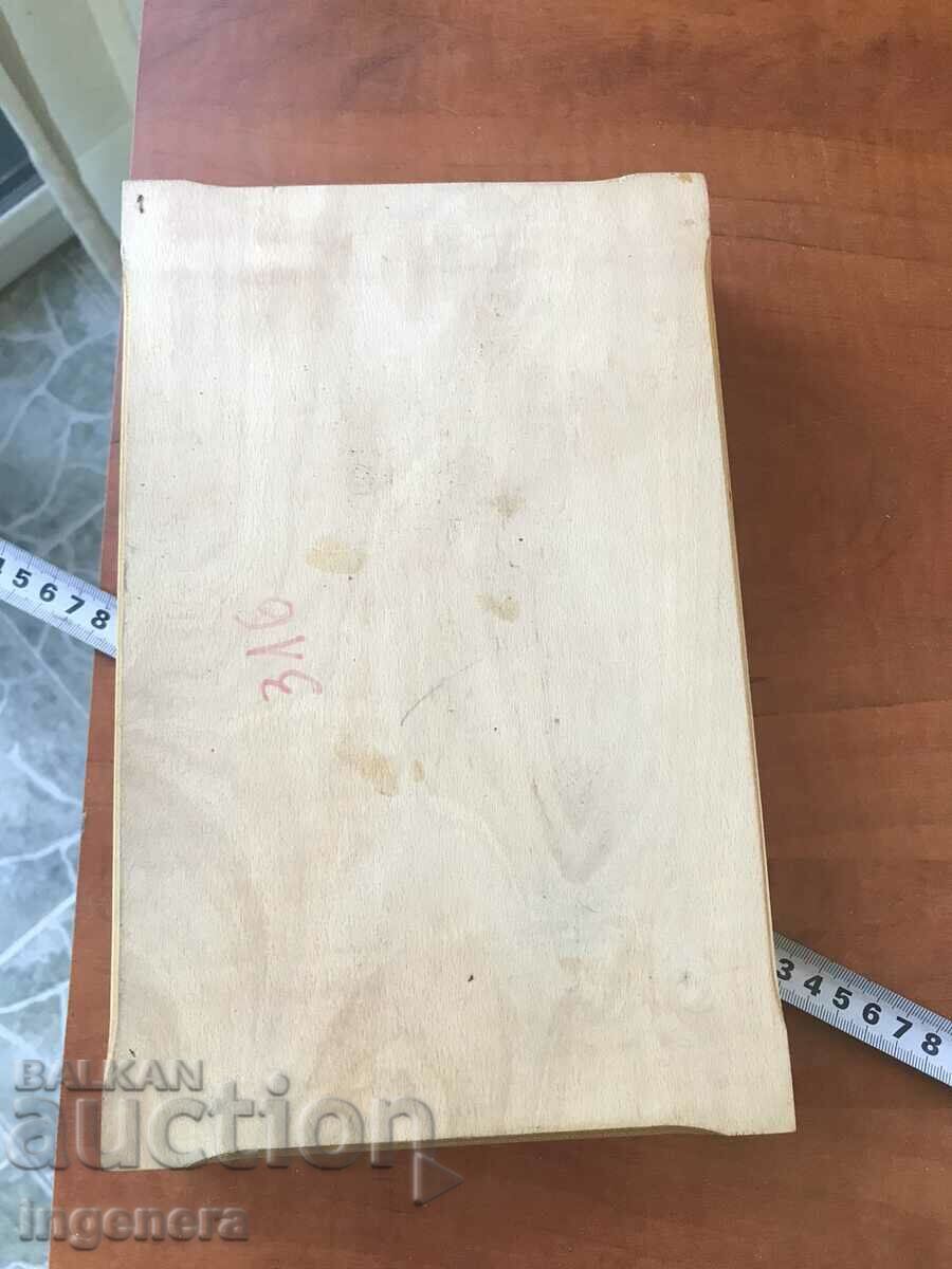 BOX WOOD PYROGRAPH DRAWING ANTIQUE FROM SOCA MOSTRA - 6 BOX WOOD PYROGRAPH DRAWING ANTIQUE FROM SOCA MOSTRA - 6