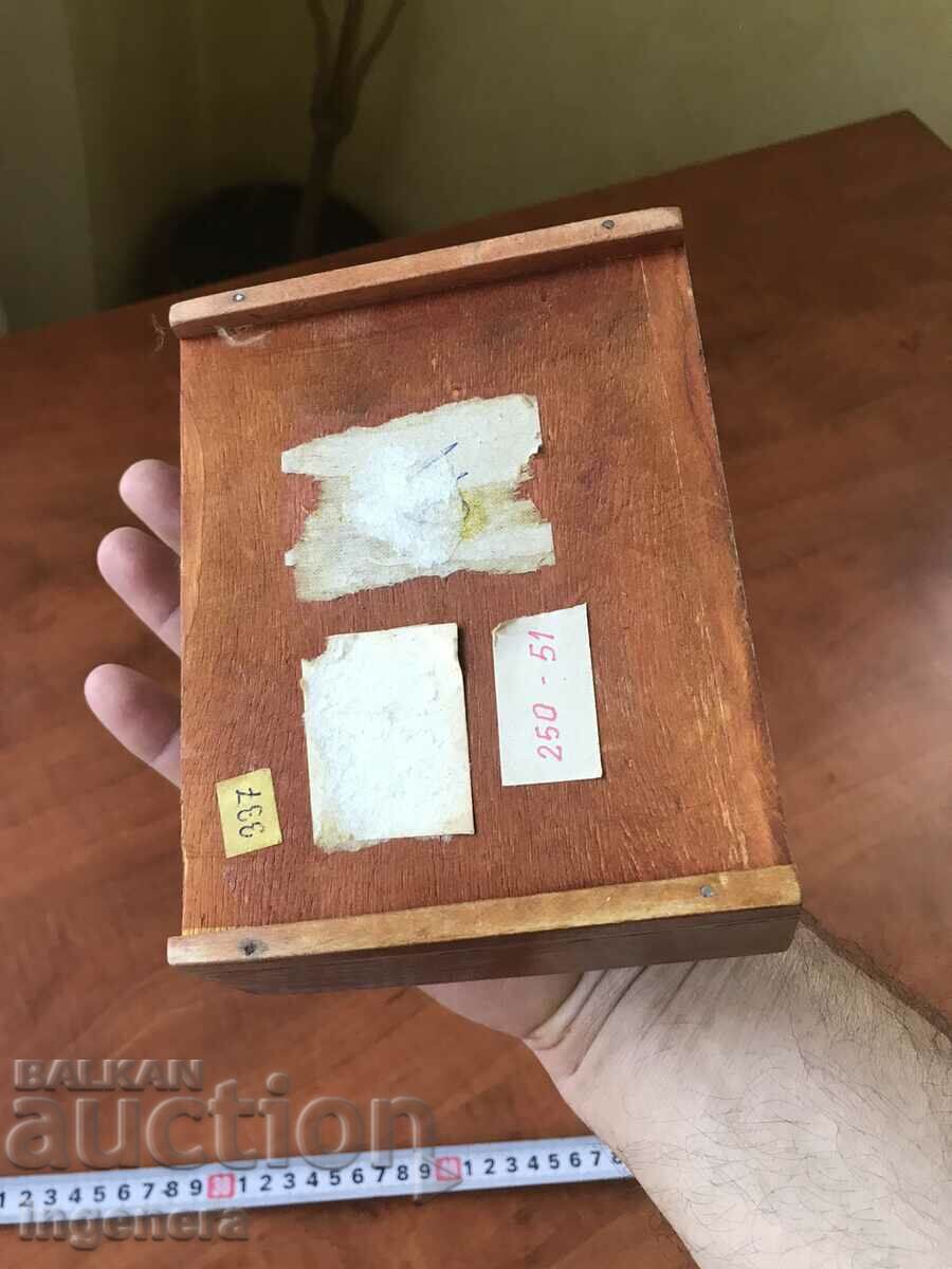 BOX WOOD PYROGRAPH DRAWING ANTIQUE FROM SOCA MOSTRA - 6