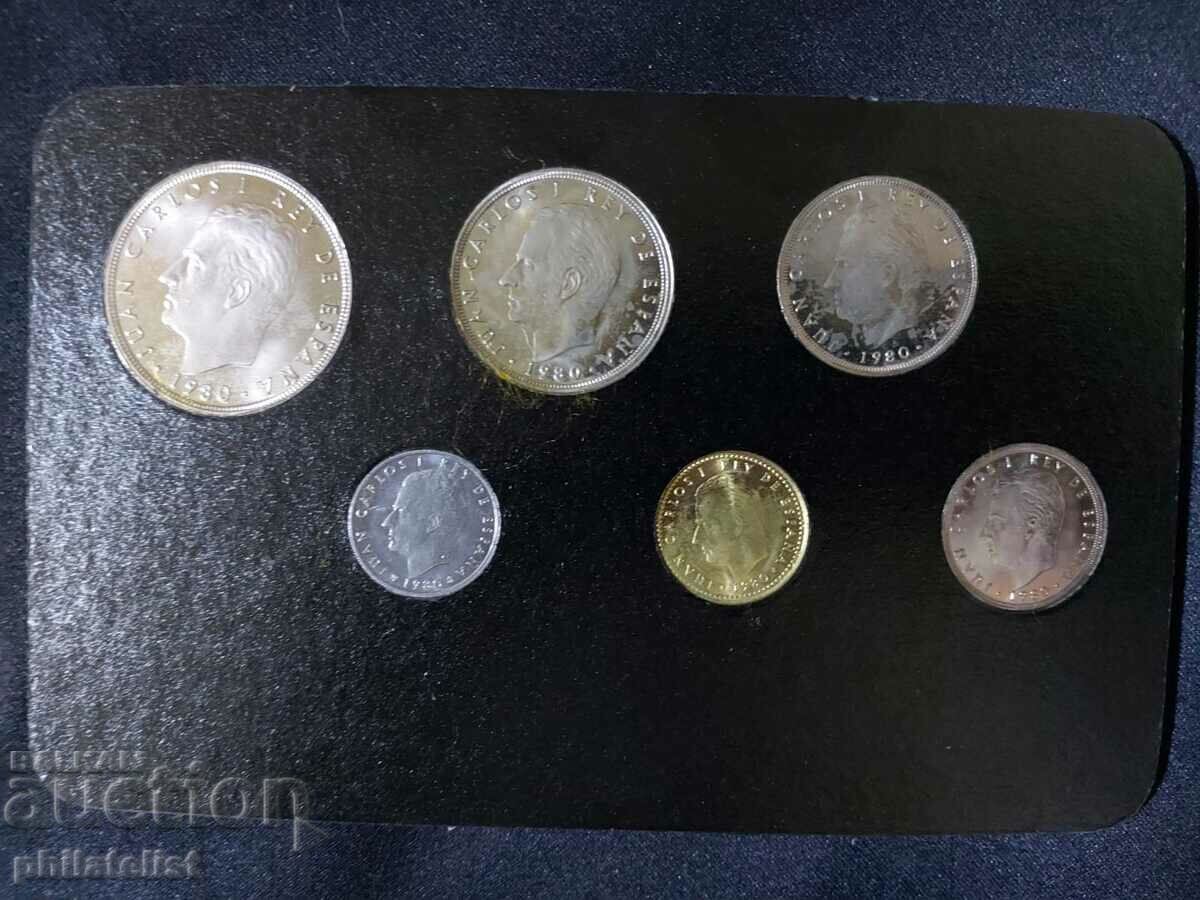 Auction Spain 1980 - Complete set of 6 coins - FIFA World Cup Auction Spain 1980 - Complete set of 6 coins - FIFA World Cup