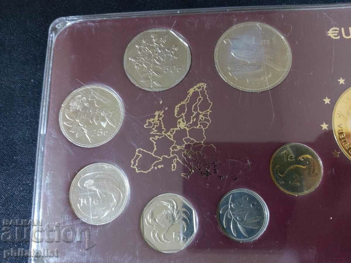 Malta 2005-2006 - Complete set of 7 coins + medal with price 24.00 BGN | € 12.27 Malta 2005-2006 - Complete set of 7 coins + medal with price 24.00 BGN | € 12.27