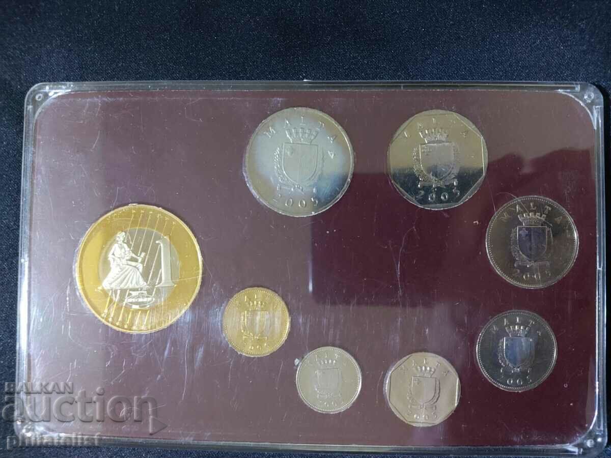 Auction Malta 2005-2006 - Complete set of 7 coins + medal Auction Malta 2005-2006 - Complete set of 7 coins + medal