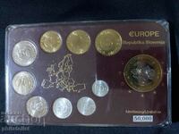 Slovenia 1992-2005 - Complete set of 9 coins + medal