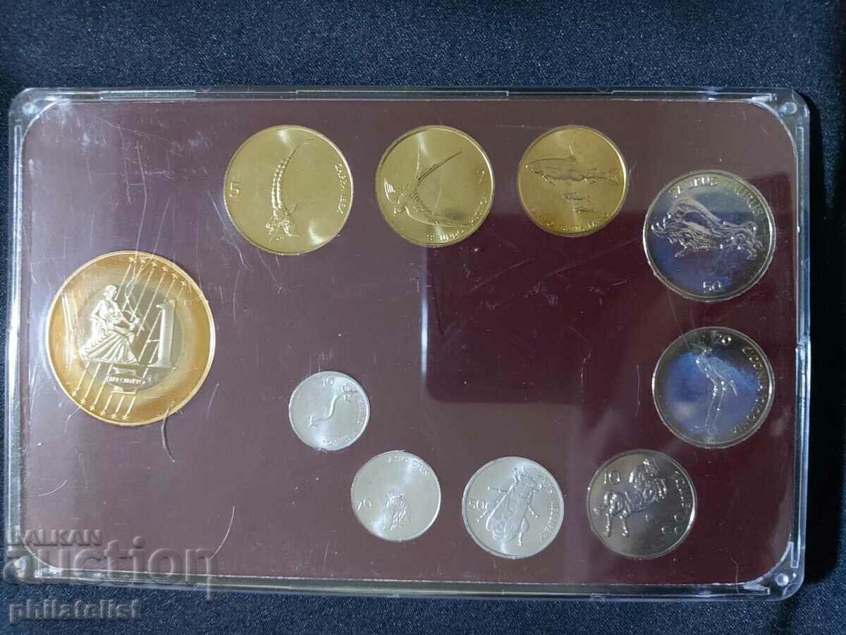 Auction Slovenia 1992-2003 - Complete set of 9 coins + medal Auction Slovenia 1992-2003 - Complete set of 9 coins + medal