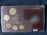 Естония 1992-2003 - Комплектен сет от 5 монети + медал