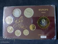 Малта 1998-2002 - Комплектен сет от 7 монети + медал