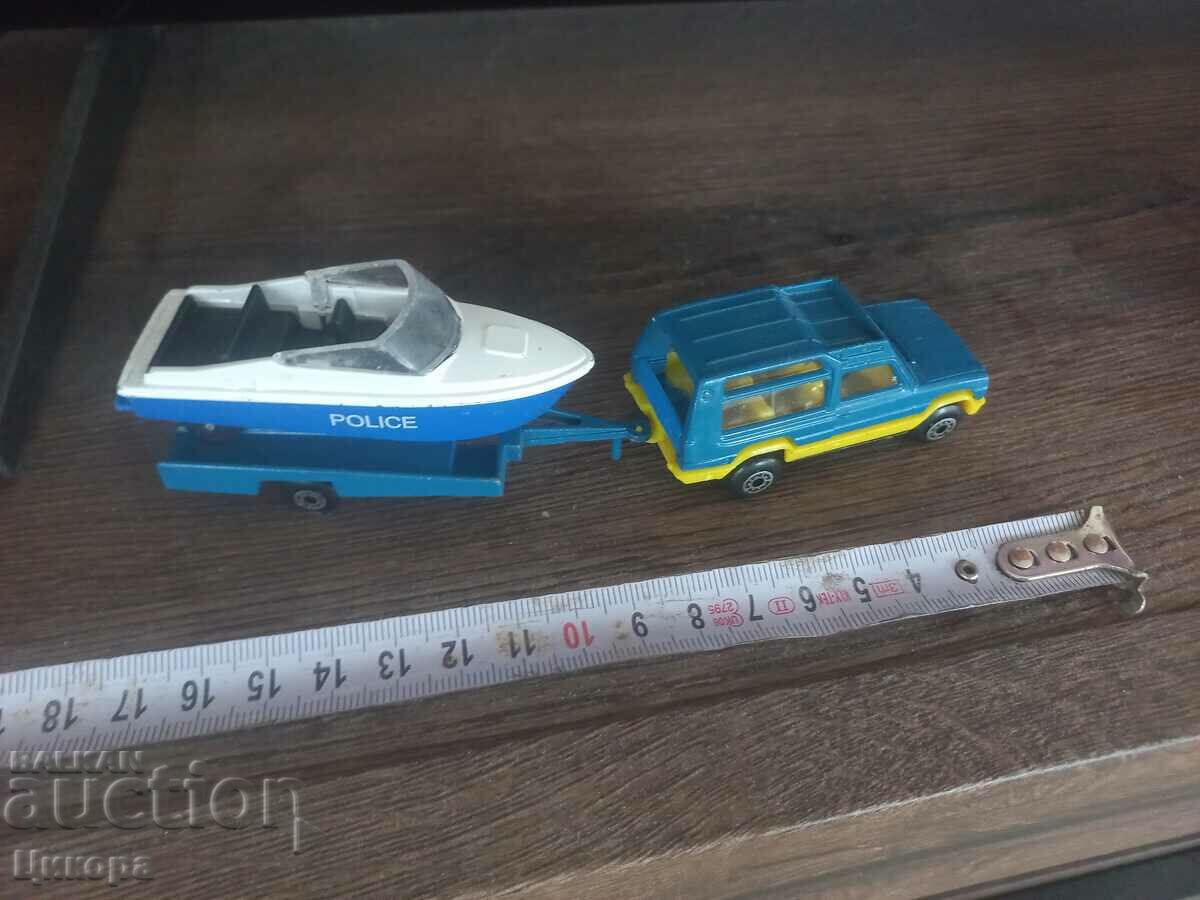 МАЧБОКС БЪЛГАРИЯ MATCHBOX BULGARIA КОЛИЧКА ЛОДКА РЕМАРКЕ с цена 200.00 лв. | € 102.26