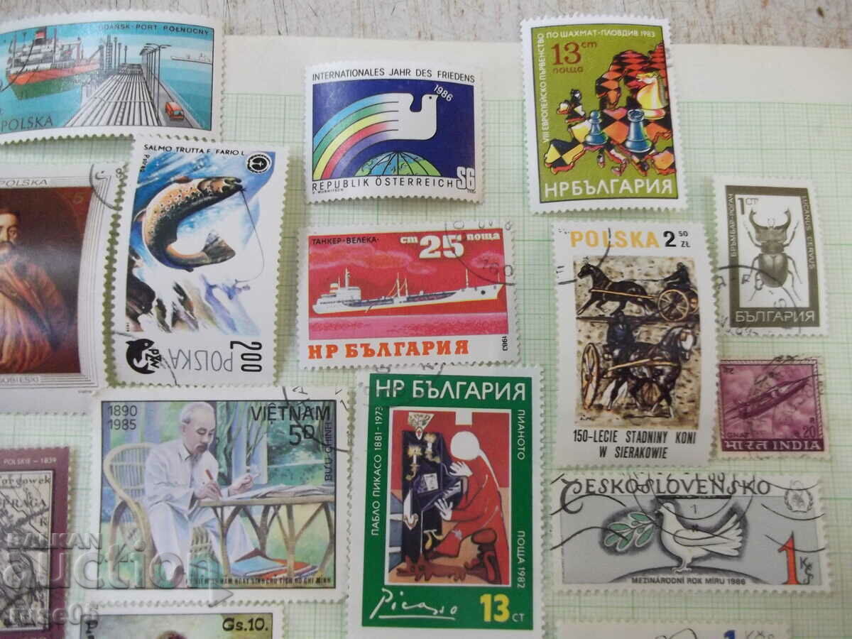 Delivery of Lot of 28 pcs. stamps Delivery of Lot of 28 pcs. stamps